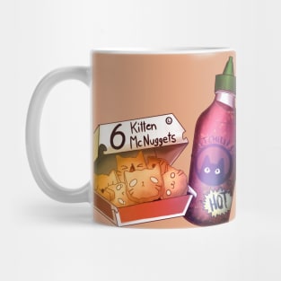 Menu 5 kitten McNuggets and Sweet Chili sauce Mug